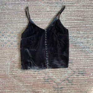 Madewell velvet tank